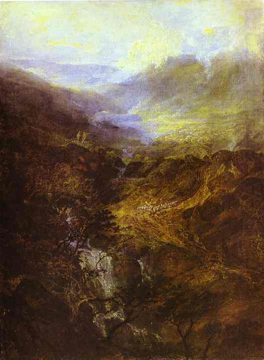 Morning Amongst Coniston Fells, Cumberland, J.M.W. Turner